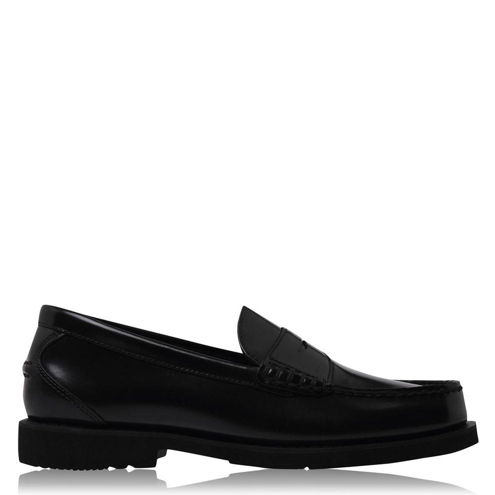 Rockport Men's Shakespeare Circle Loafers - Black - USA (9314VYCMK)